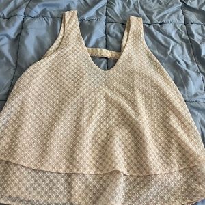 Pink and White Picnic Tank Top